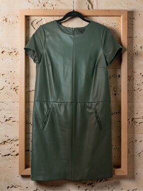 ann taylor green leather dress Shift Pockets for Sale up to 90% Off: Poshmark CRIT_Verde